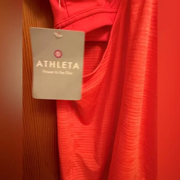 Athleta Shadow Stripe Energize Tank Top Built-In-Bra Size XS NWT - Picture 14 of 14